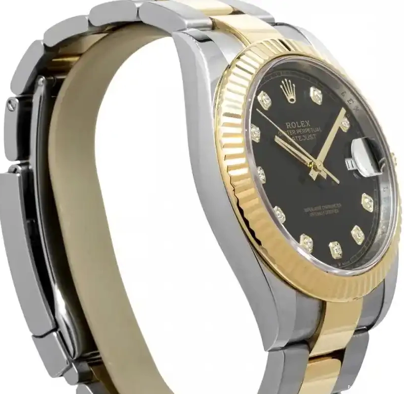 PrestigiousJewelrys Datejust Stainless Steel Gold Rolex & 126333 0613